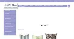 Desktop Screenshot of ellimaecushions.com